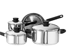Stainless Steel Cookware Set 7 Pieces 