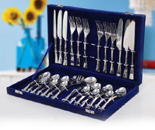 Steel Cutlery Set Hand Made Cutlery Set In Gift Box 