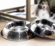 Belly Non Tip Pet Bowls With Anti-Skid Ring