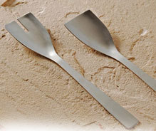 Steel Salad Server Italia - Small Salad Server 