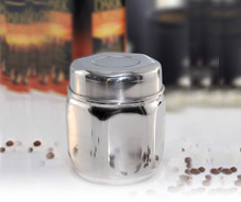 Stainless Steel Canister Hexagon Design Canister 